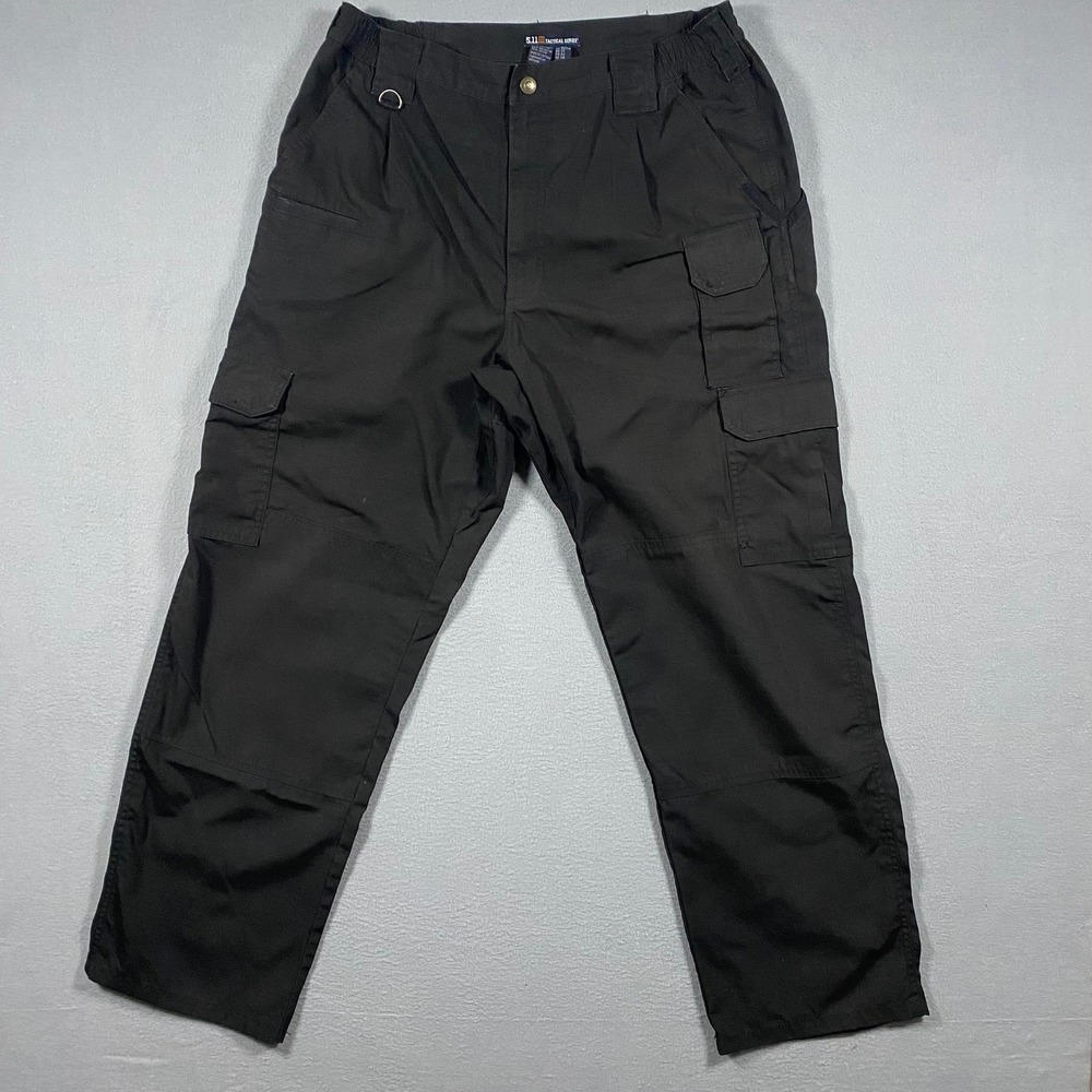 5.11 Tactical Mens Cargo Pants Charcoal Gray Ripstop Utility Pockets 40x36